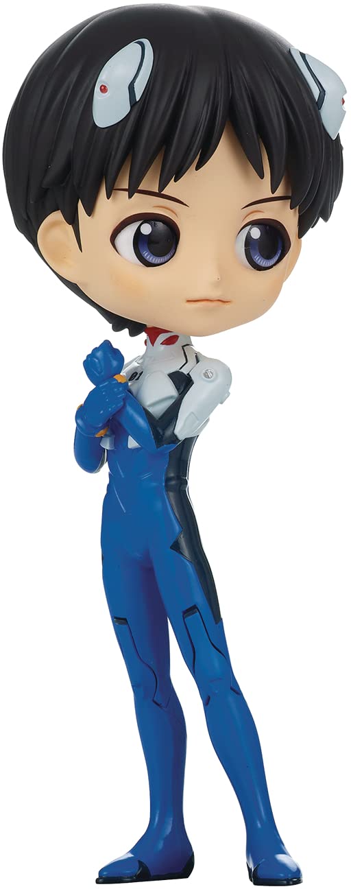 Banpresto Bp18353 Figura Q Posket Shinji Ikari (Version A) Evangelion: New Theatrical Edition 14 Cm, Multicolor Banpresto Bp18353 Figura Q Posket Shinji Ikari (Version A) Evangelion: New Theatrical Edition 14 Cm, Multicolor